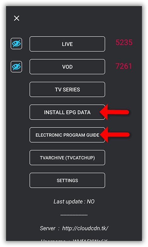 Installing EPG data in GSE Smart IPTV